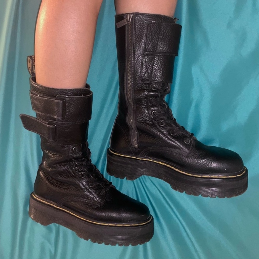 dr. martens platform boots!